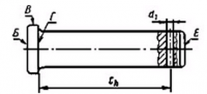 Ось 6-12h11x35.45 ц9 ГОСТ 9650-30